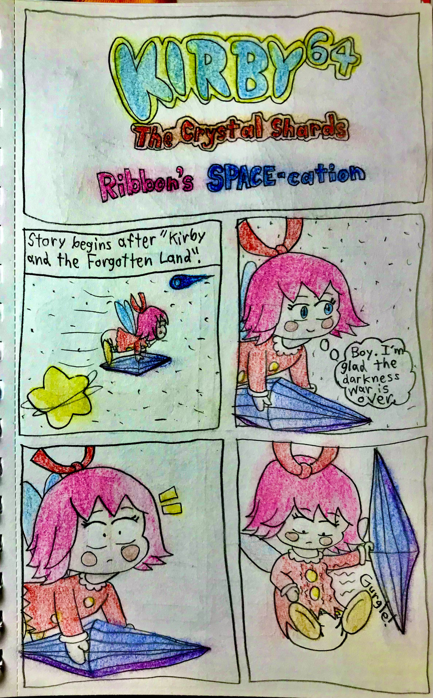Kirby 64 - Ribbon's SPACE-cation (Page 1) by Nate_River4962 -- Fur Affinity  [dot] net