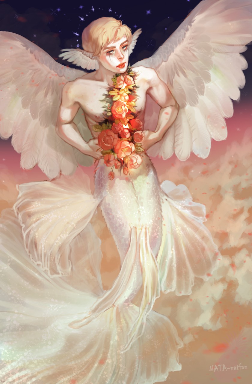 Angel mermaid by natfan -- Fur Affinity [dot] net