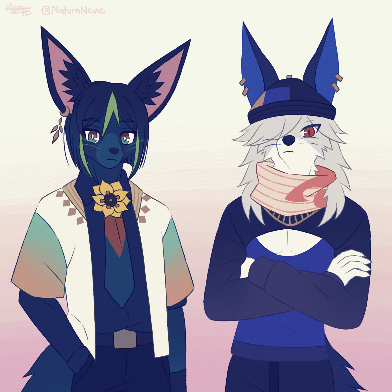 Tighnari And Cyno By Naturanevie Fur Affinity Dot Net 