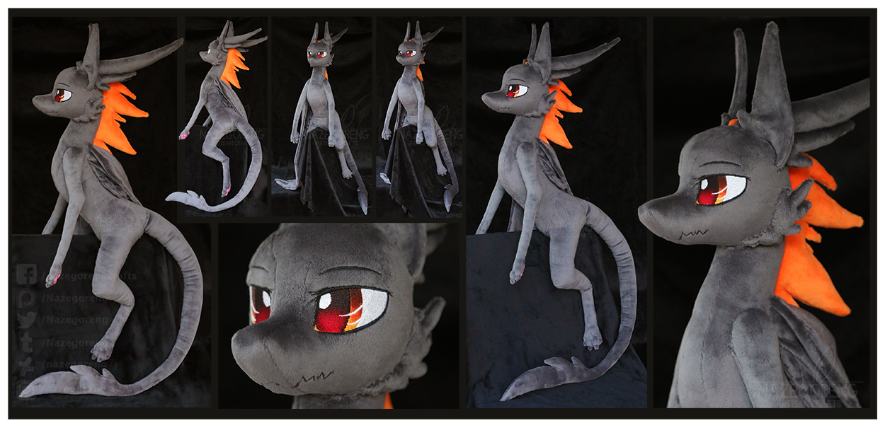 Custom dragon clearance plush