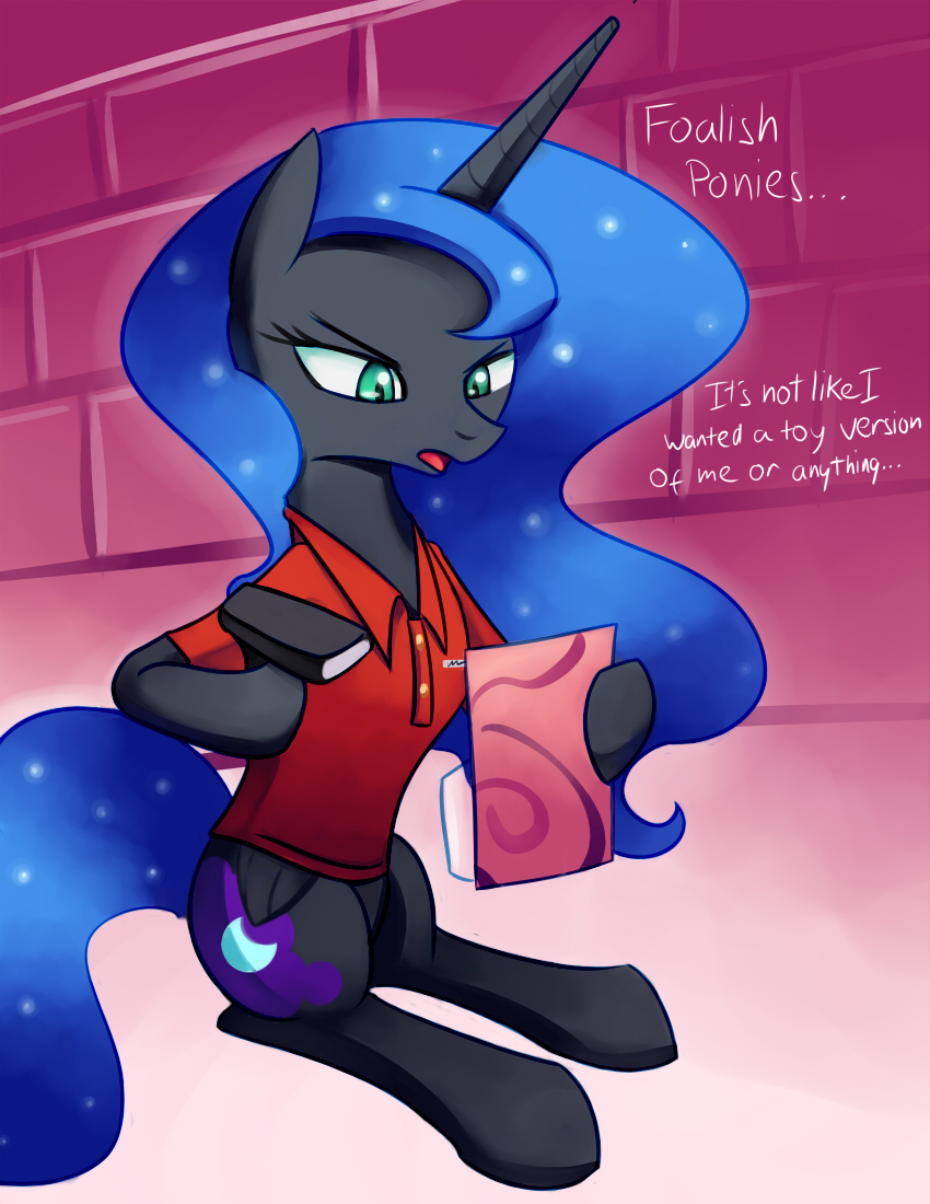 Nightmare Moon gets a Part-Time Job by Negativefox -- Fur Affinity [dot] net