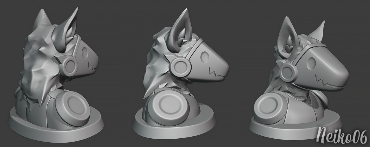 Free STL file Open Source Protogen Cosplay Head 🎭・3D print design to  download・Cults