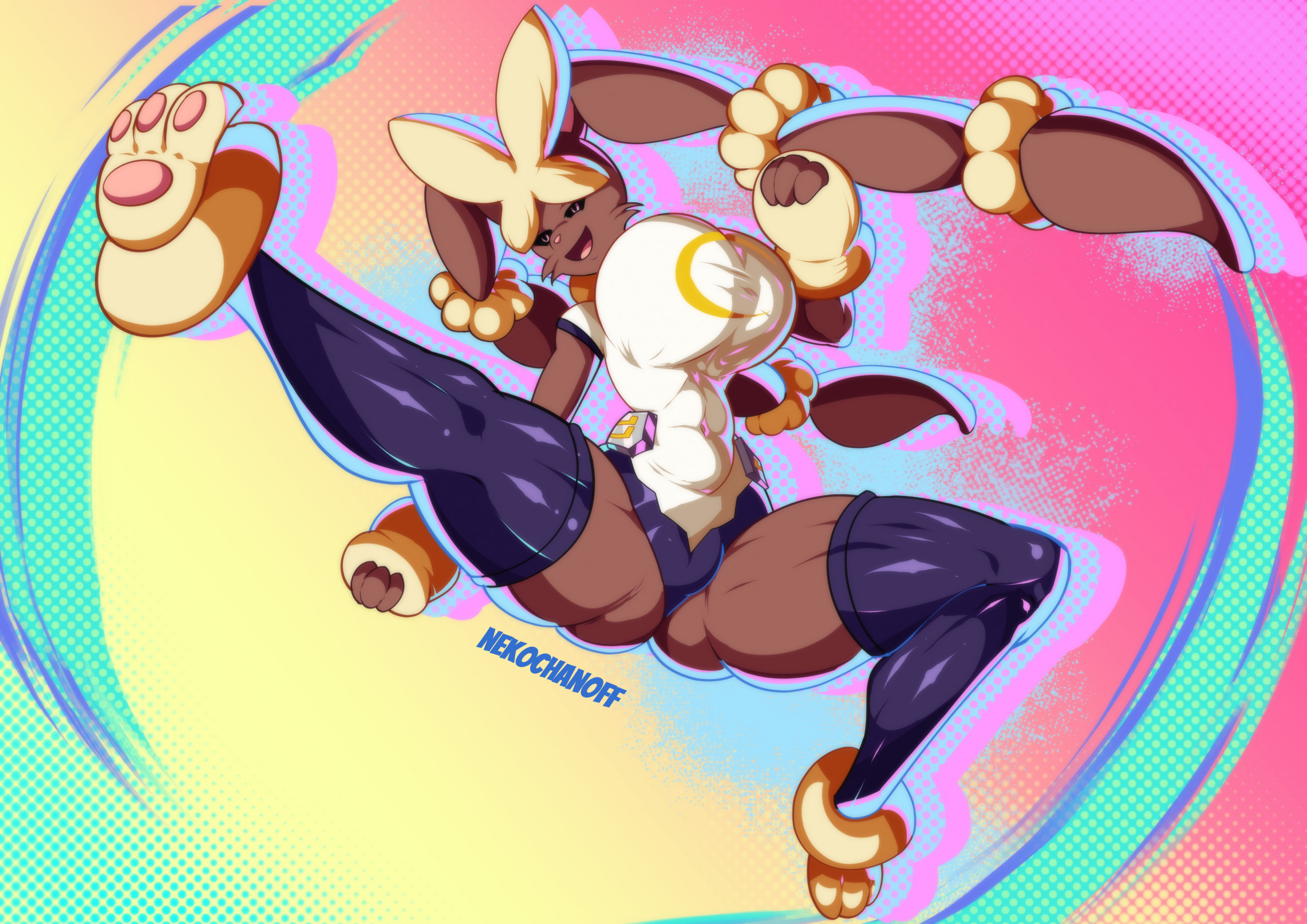 Mega Lopunny Cosplaying Miruko by Nekochanoff Fur Affinity dot