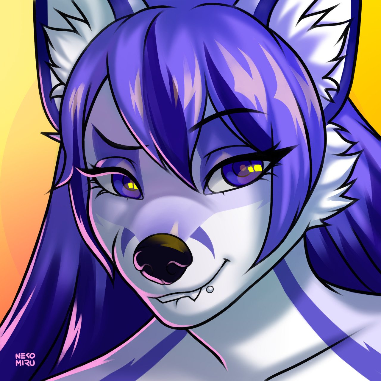 ICON Commission ♥ by nekomiru -- Fur Affinity [dot] net