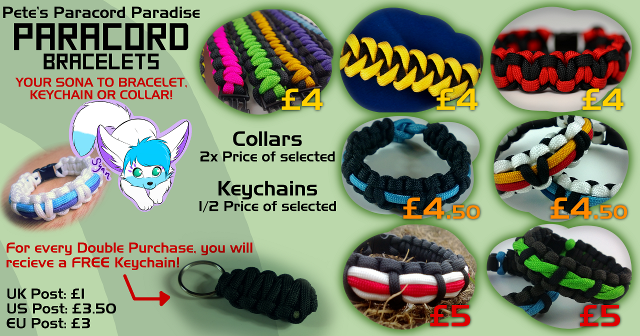 Paracord Accessories by Zura_Rozier -- Fur Affinity [dot] net