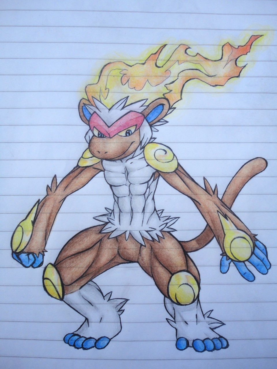 pokemon infernape drawing