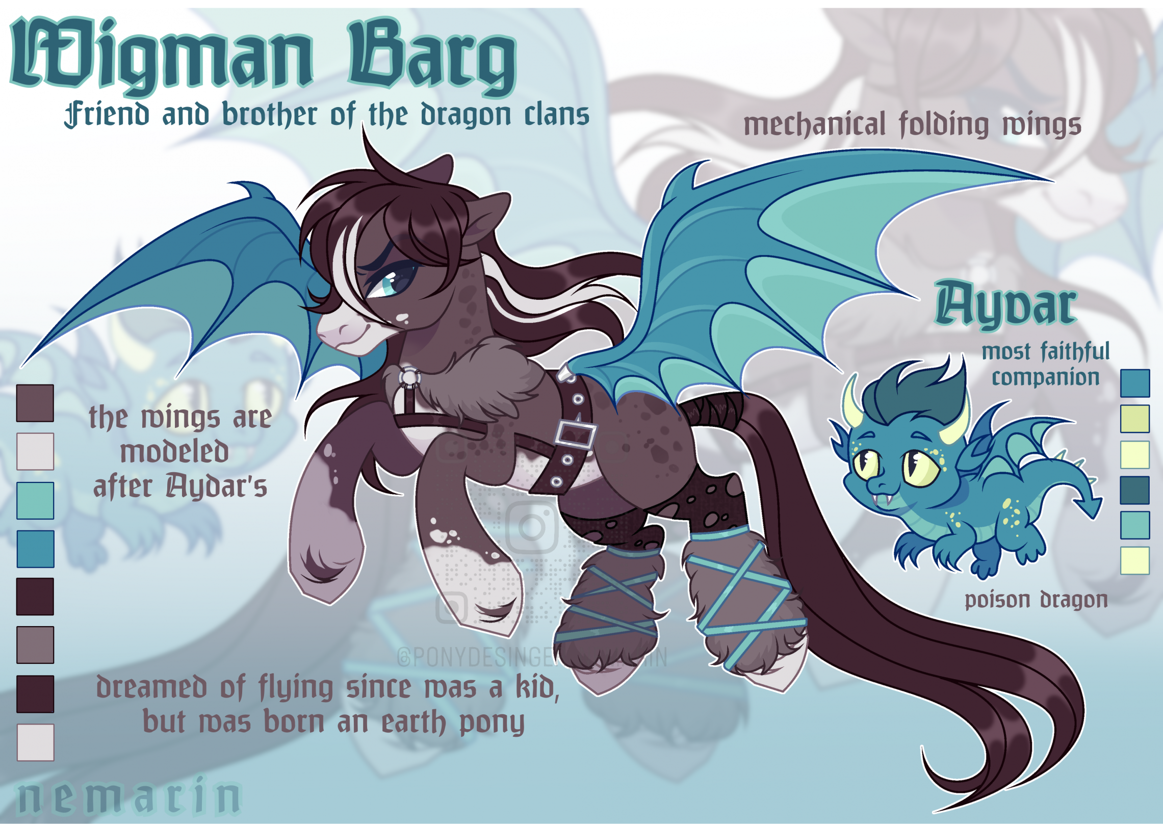 ADOPT AUCTION MLP PONY AND DRAGON