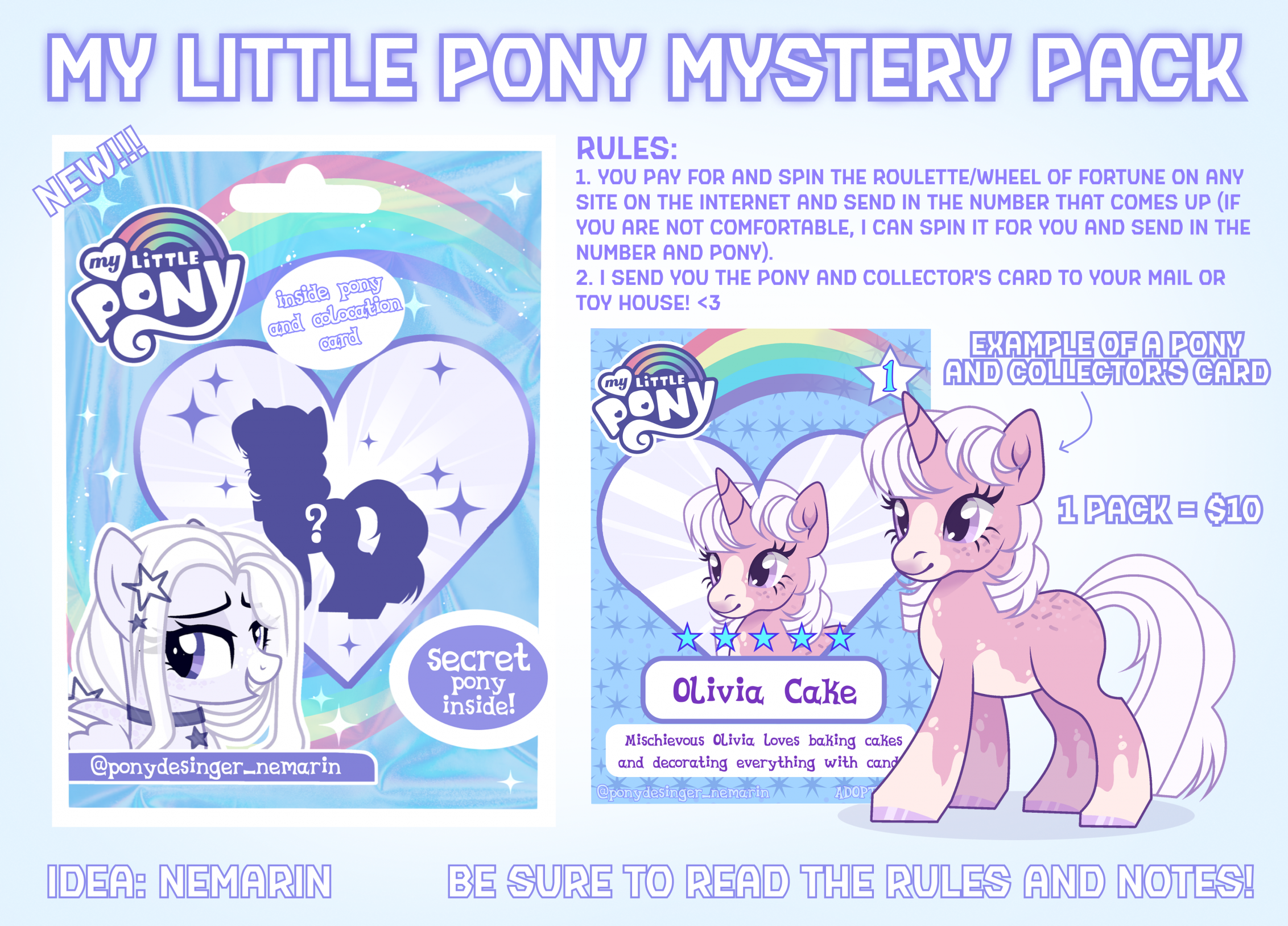 [CLOSED] My Little Pony Mystery Pack