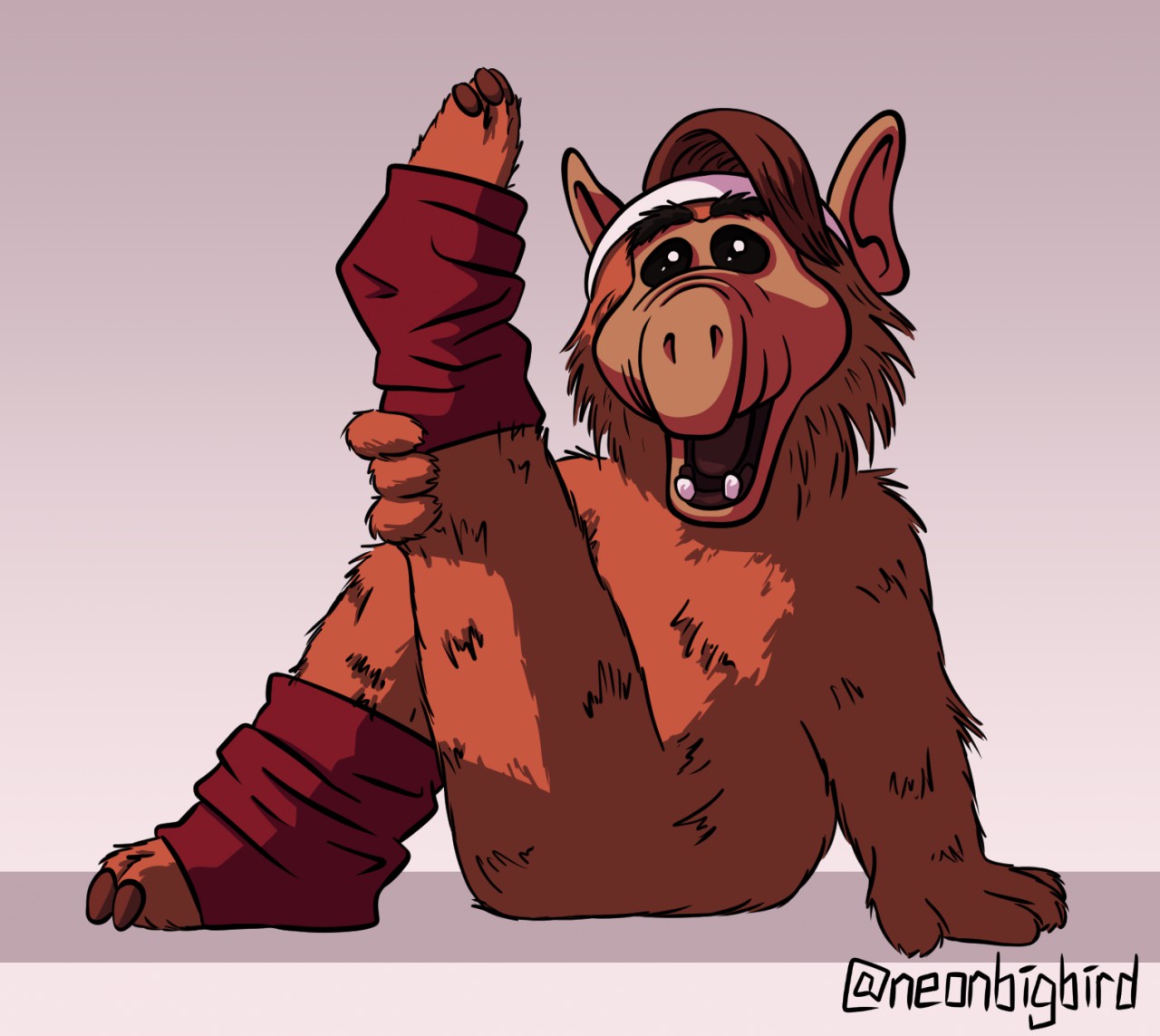 Alf Aerobics by neonbigbird -- Fur Affinity [dot] net