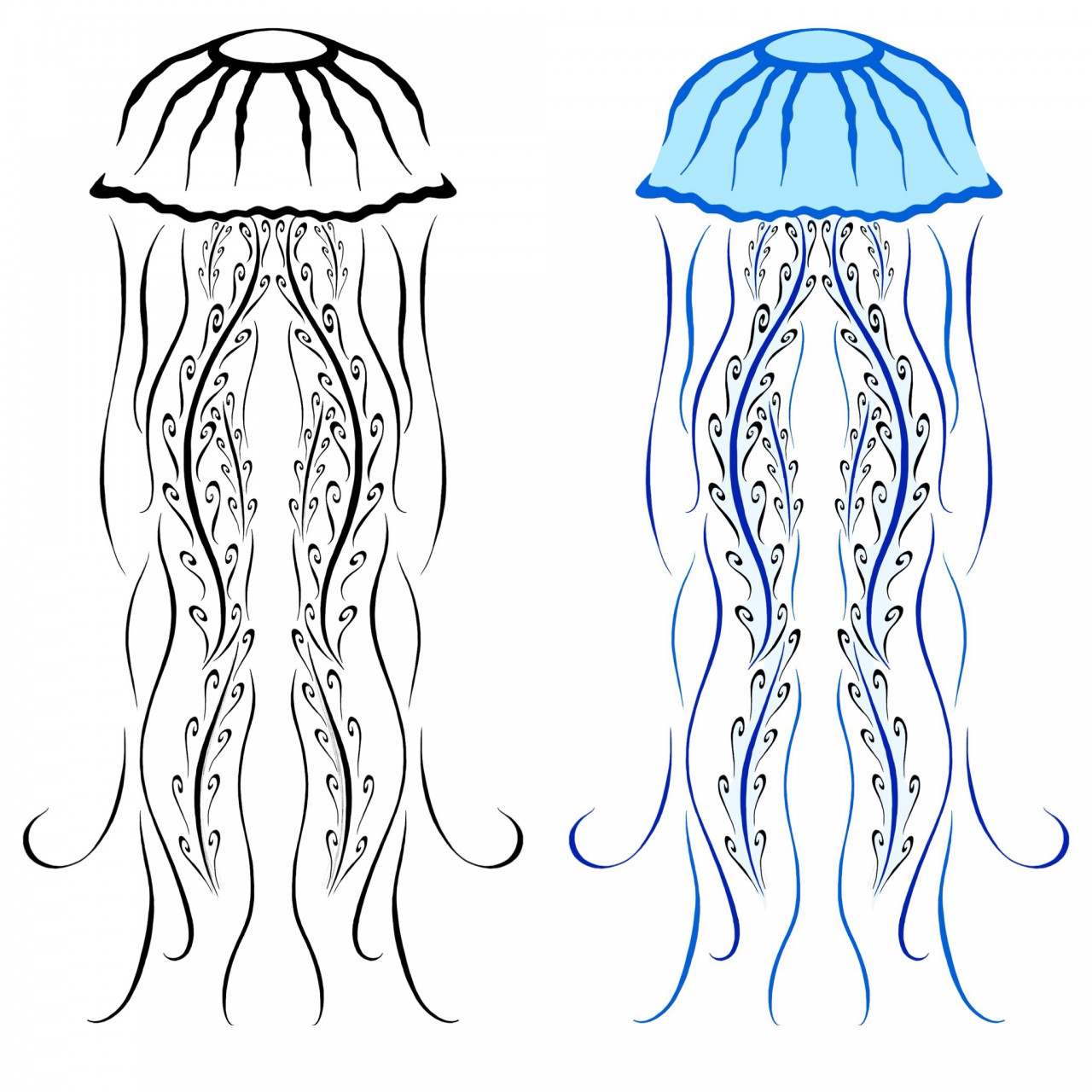 Dotwork Jellyfish Tattoo  Tattooed Now 