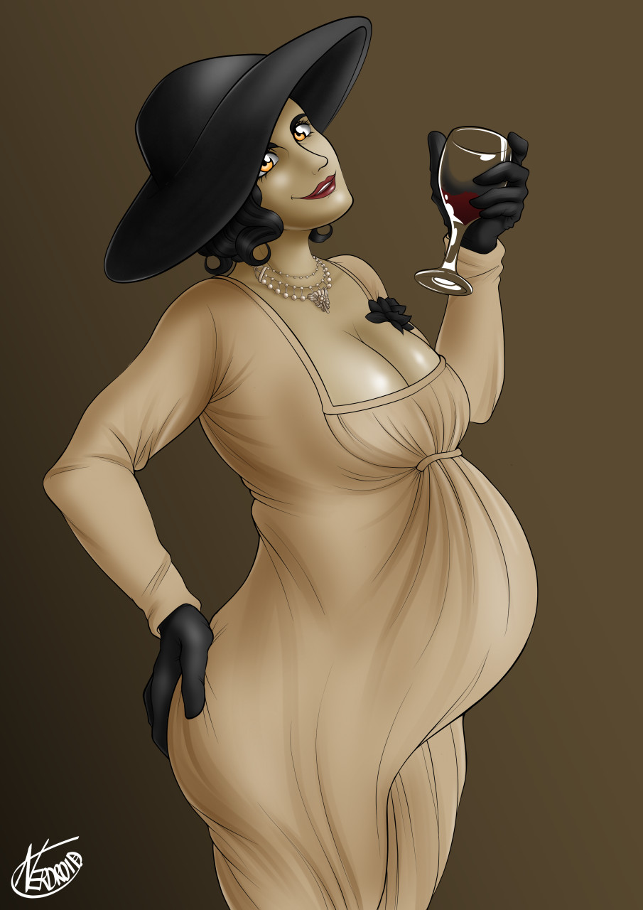 Lady Dimitrescu Pregnant by NerDroid -- Fur Affinity [dot] net