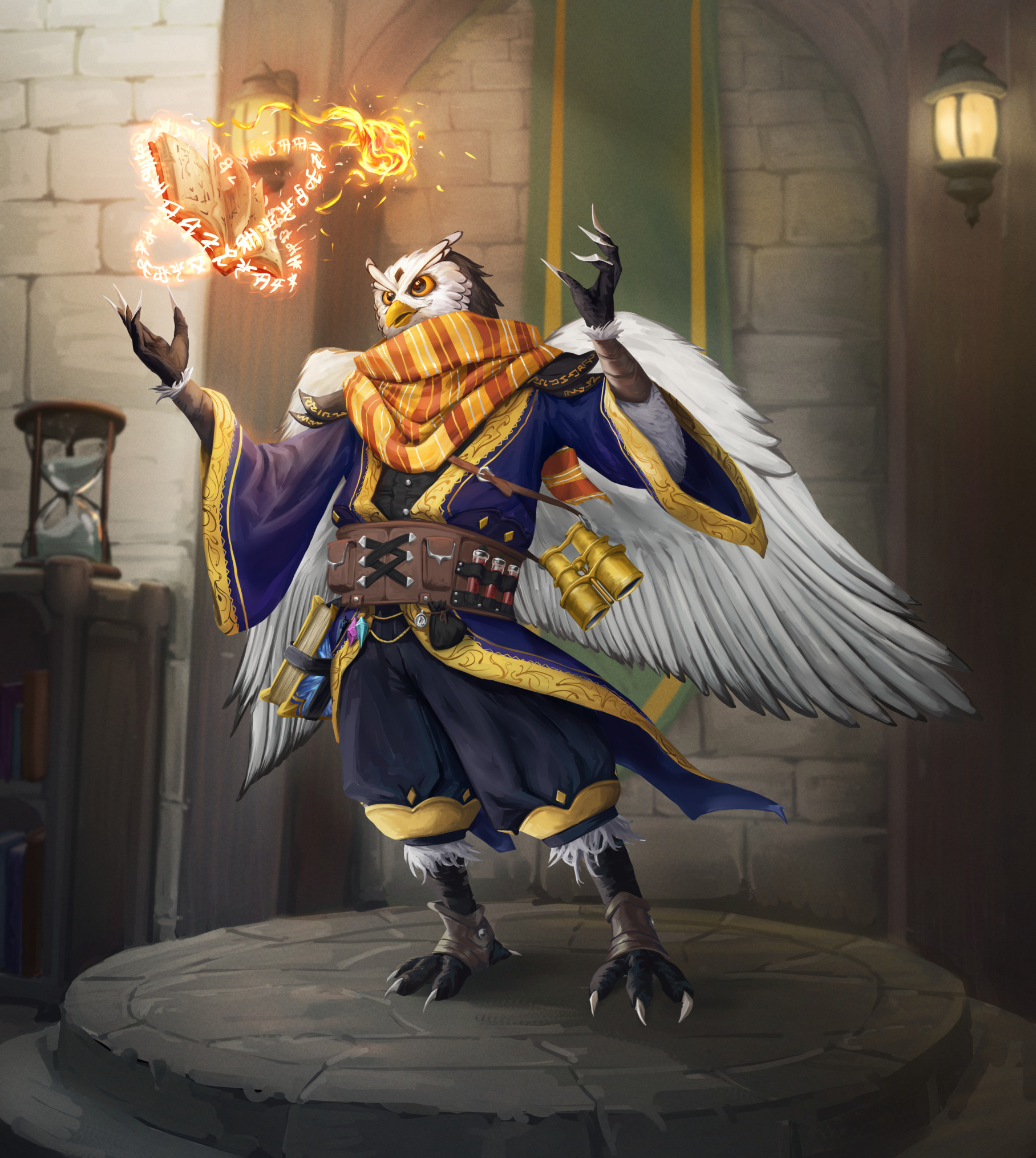 Finn the Owlin Wizard [Commission]