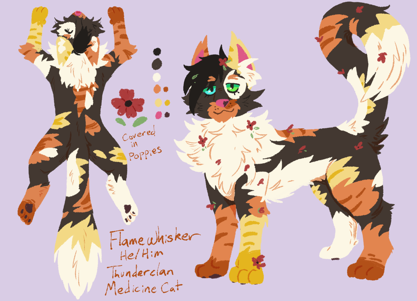 flamewhisker ref by netherprince -- Fur Affinity [dot] net