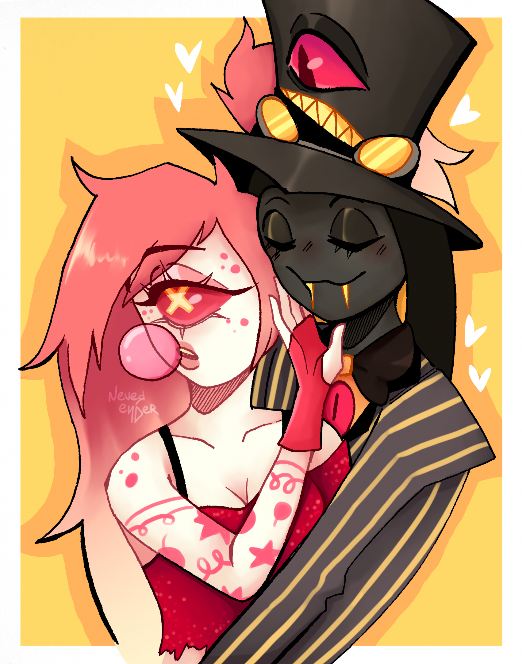 Sir Pentious X Cherri Bomb by NeverIsDead -- Fur Affinity [dot] net