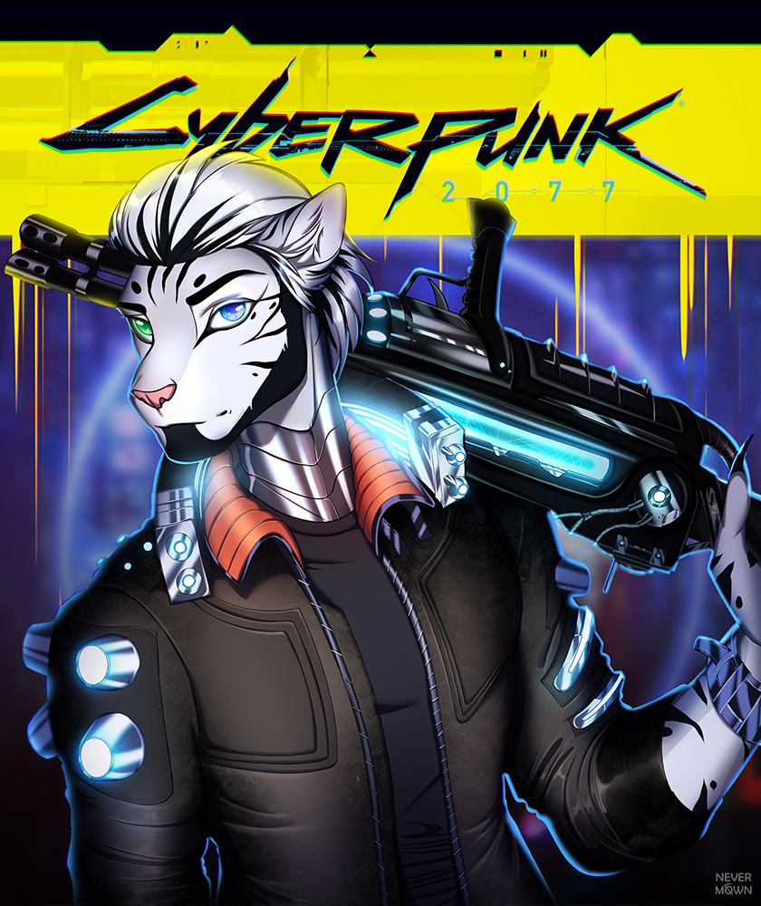 Cyberpunk Animation Loop - by Mononi by zFursee -- Fur Affinity [dot] net