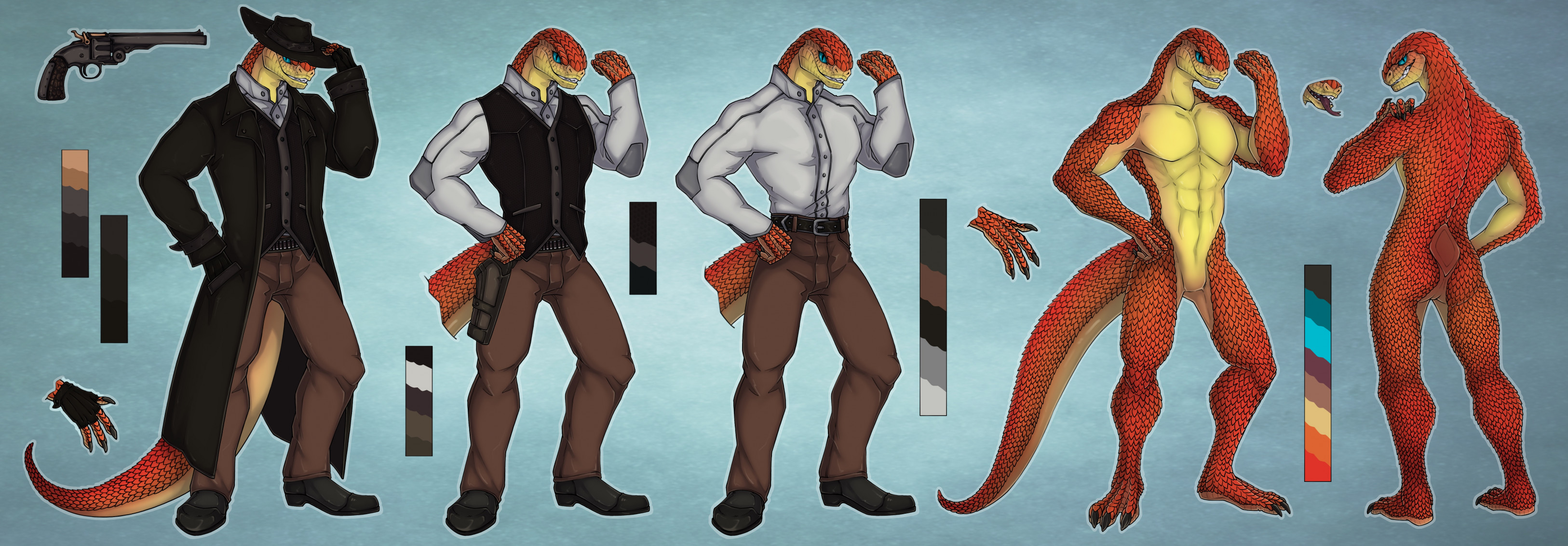 Ref-Sheet | RandyRooo [Clothed, Nude, SFW] by NeverNeverLand -- Fur  Affinity [dot] net