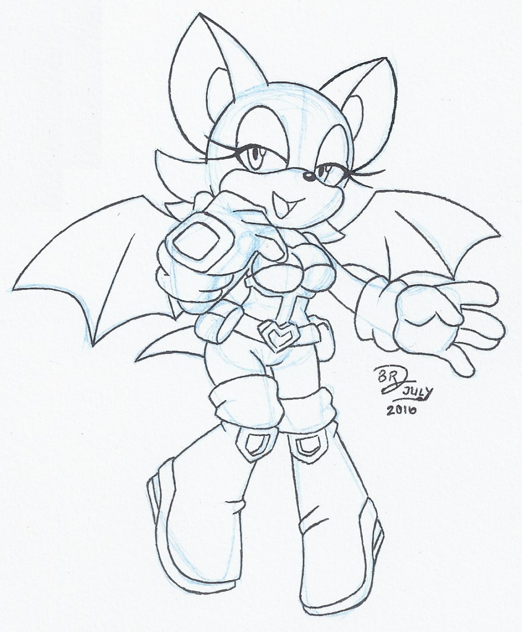 Rouge the Bat (Sonic Heroes) by NextGenProject -- Fur Affinity [dot] net