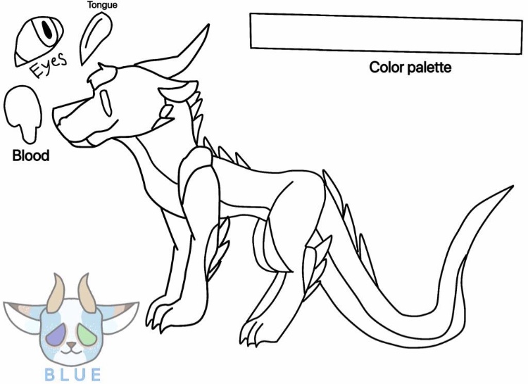 tongues of fire coloring page