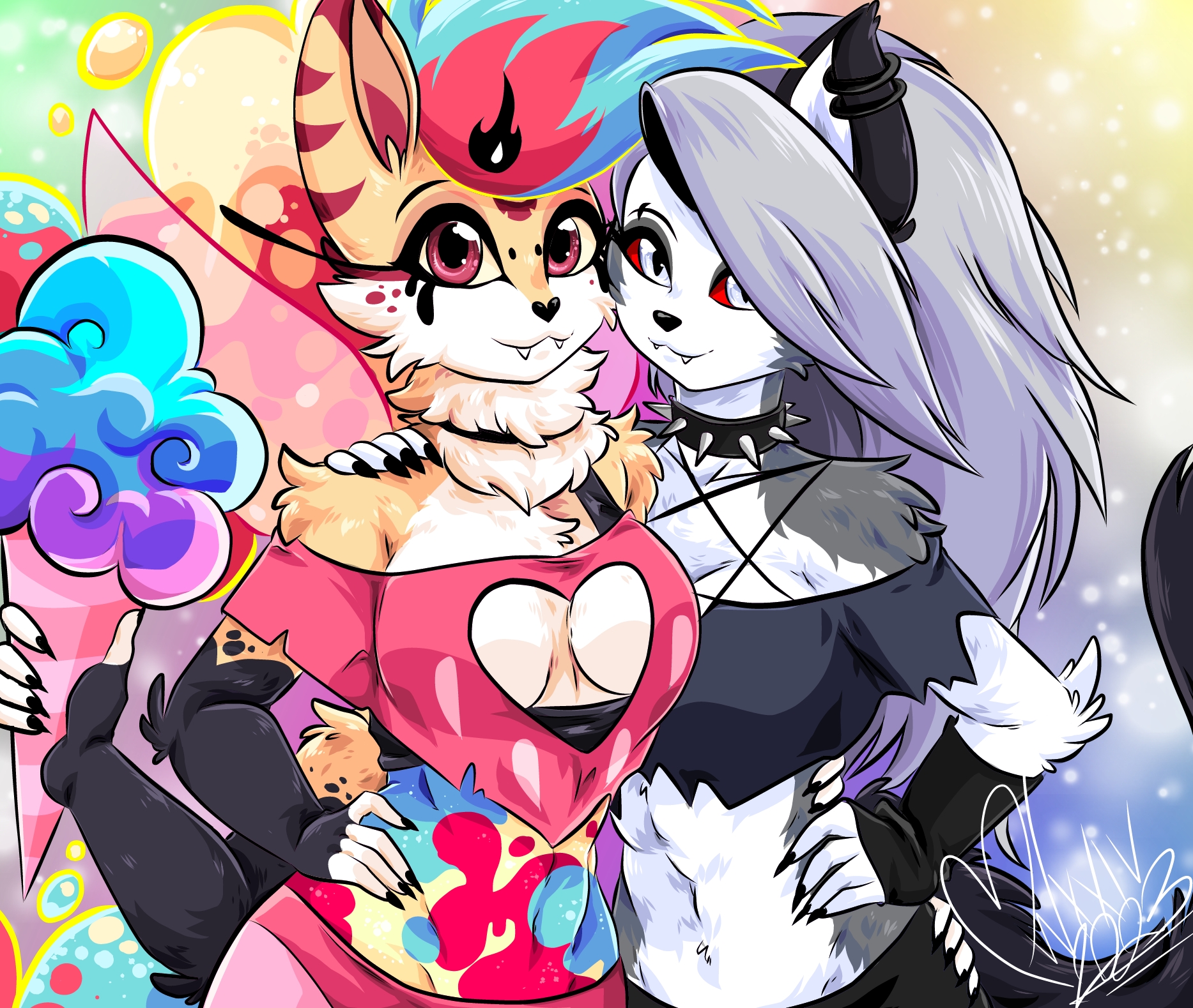 Loona and Queen Bee by NightAnime -- Fur Affinity [dot] net