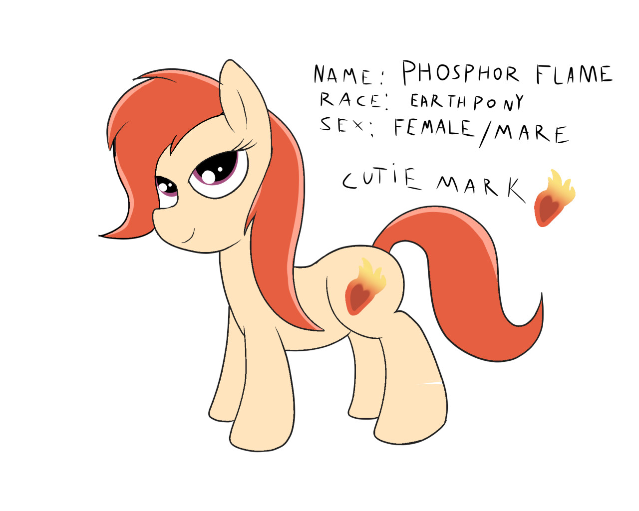 New oc pony Phosphor Flame by nightdinner -- Fur Affinity [dot] net