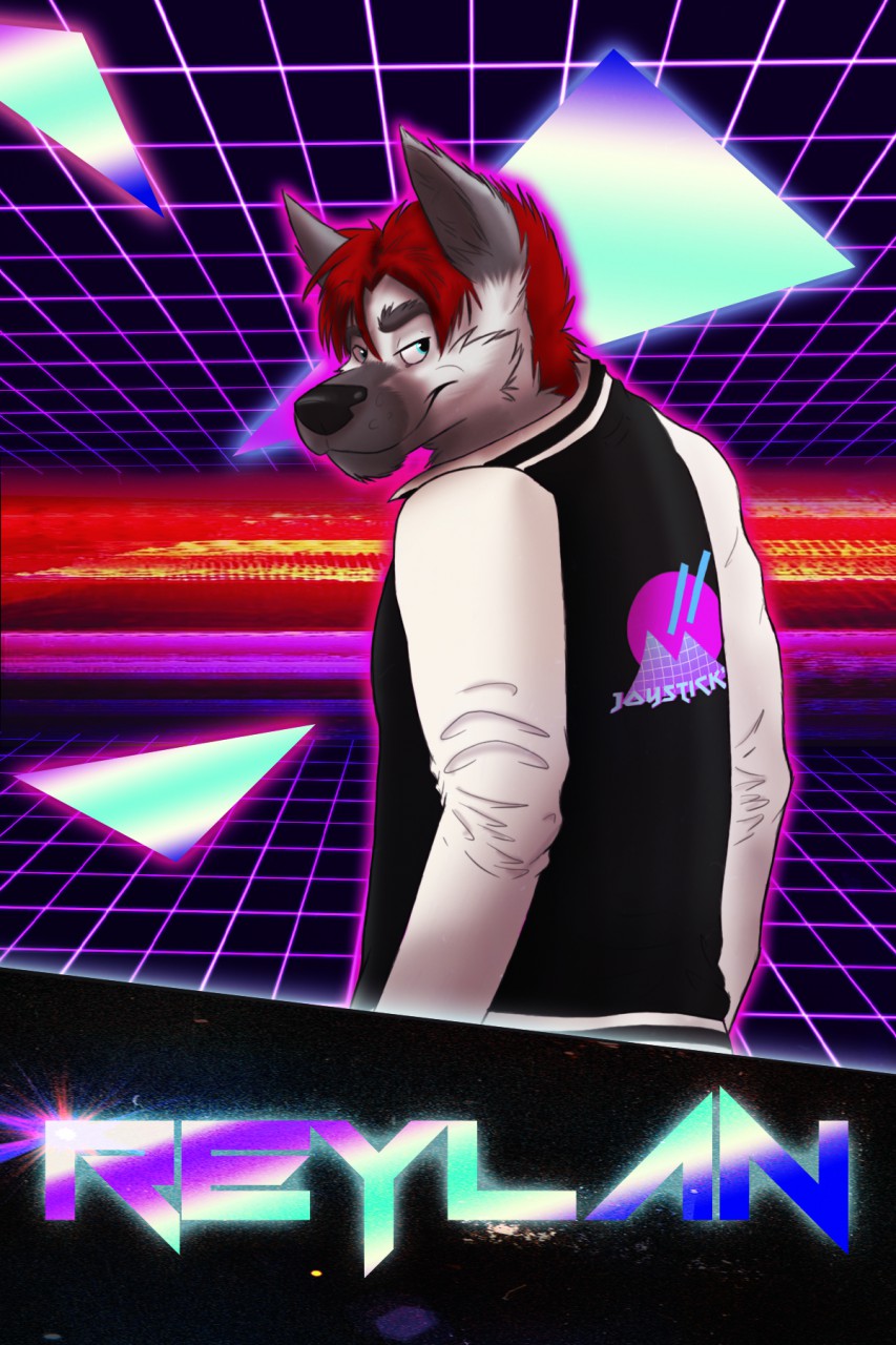 Reylan Retrowave badge by nightfox7 -- Fur Affinity [dot] net