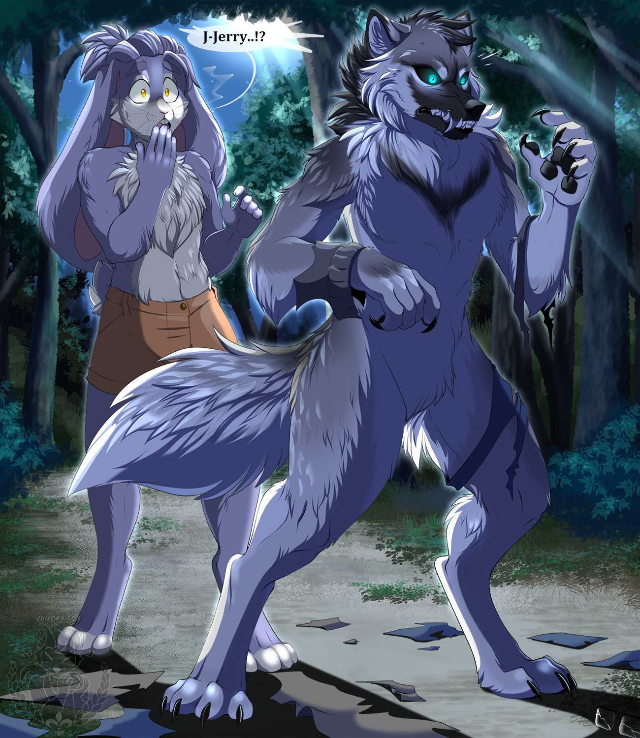 Night Of The Werewolf by -CedarWolf -- Fur Affinity [dot] net