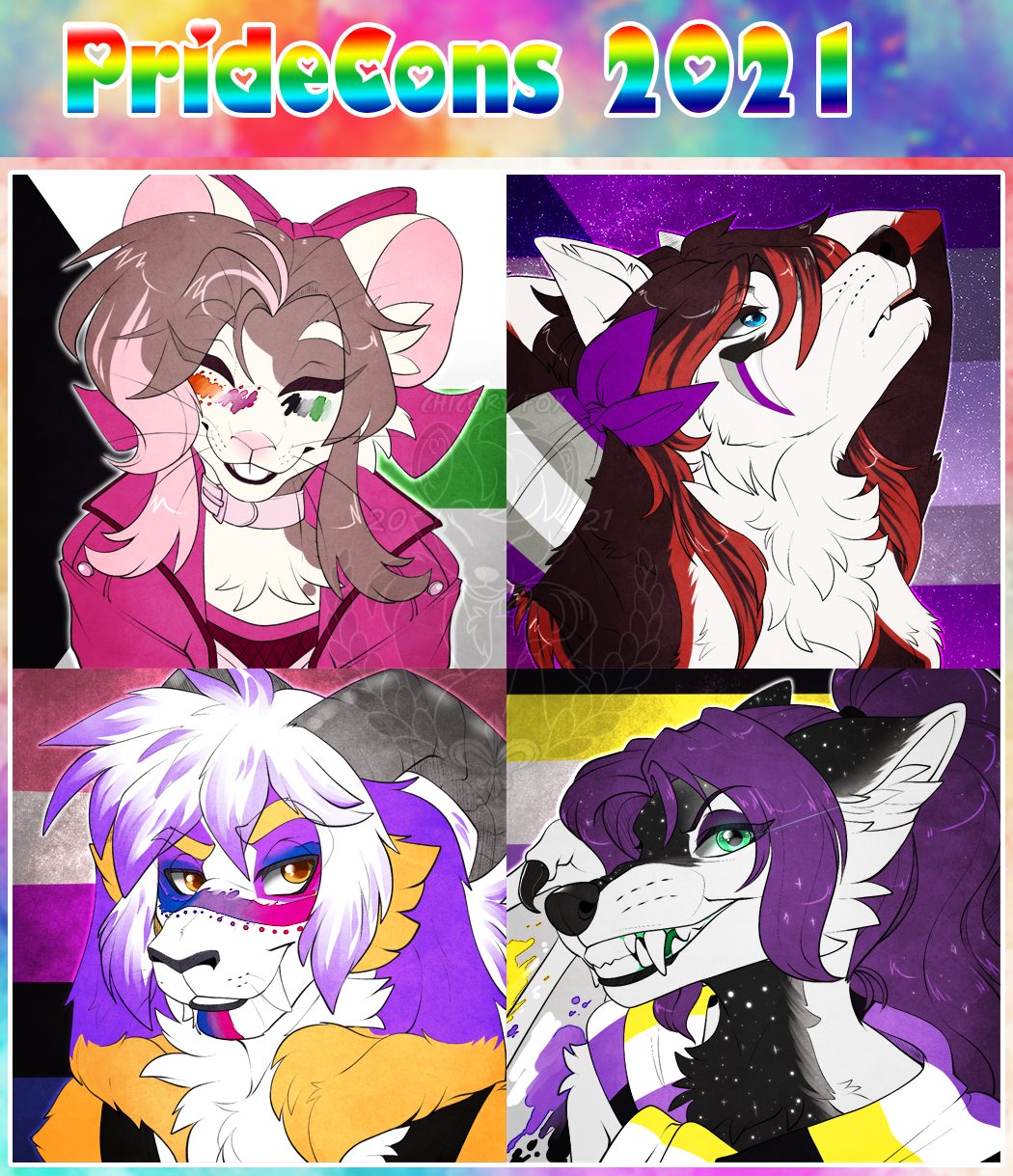 PrideCons 🏳‍🌈 Batch 3 by NightTwilightWolf -- Fur Affinity [dot] net