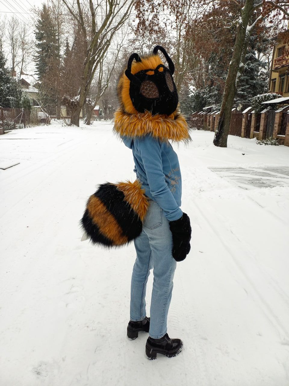 Bee fursuit - 2021 by NijakPlayArt -- Fur Affinity [dot] net