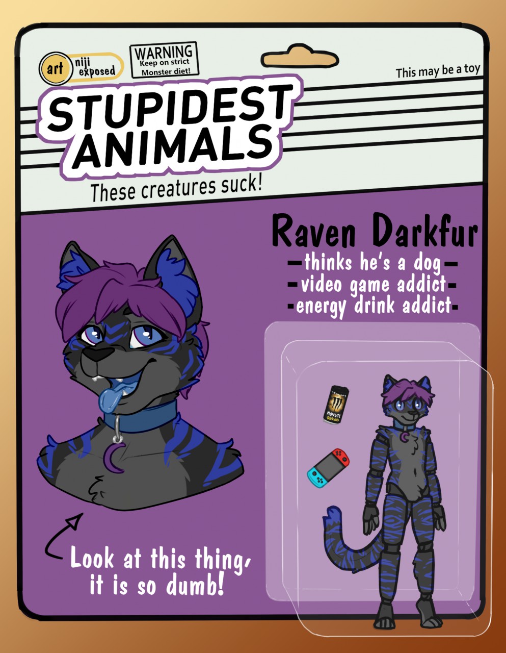 YCH :: Stupidest Animals Raven by NijiExposed -- Fur Affinity [dot] net