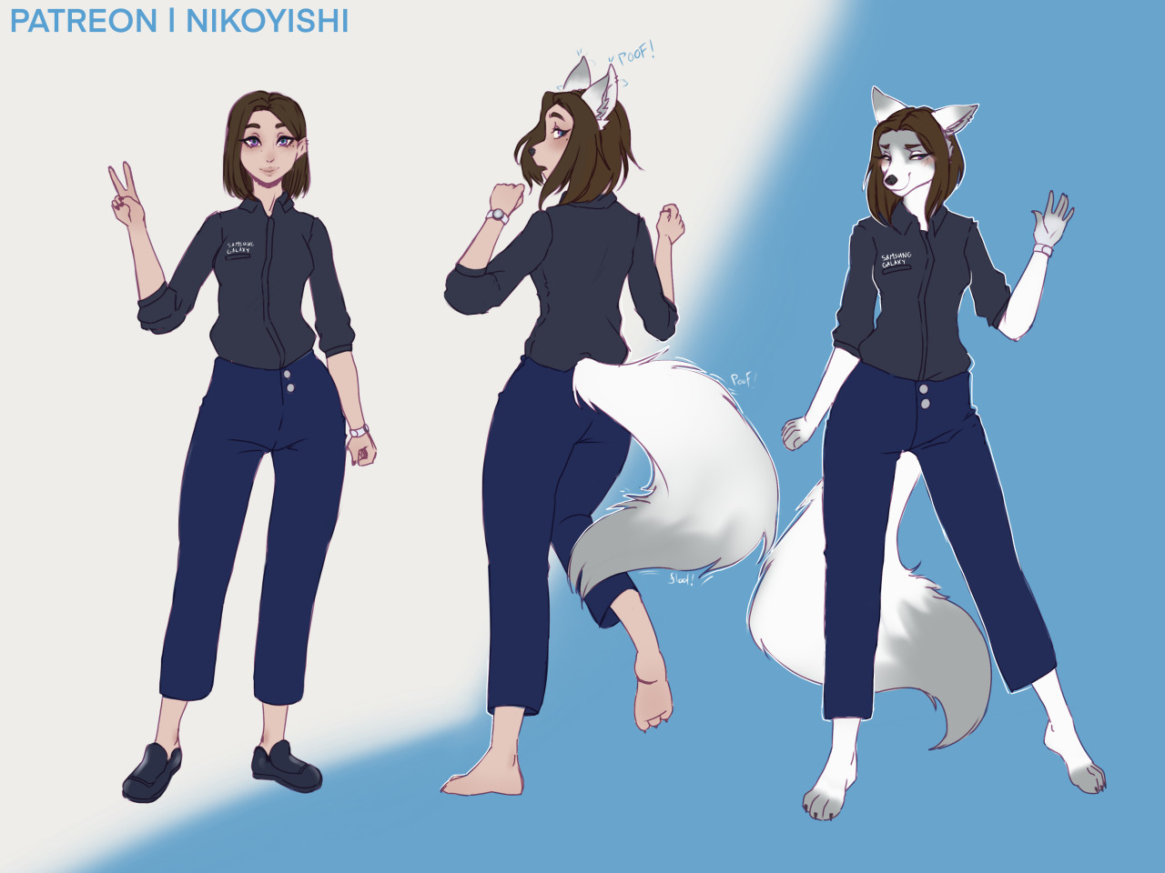 Samsung Sam (ver with text) by ririkowww -- Fur Affinity [dot] net