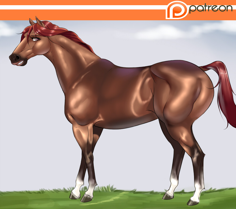 The mare works out ! by nikuyoku -- Fur Affinity [dot] net