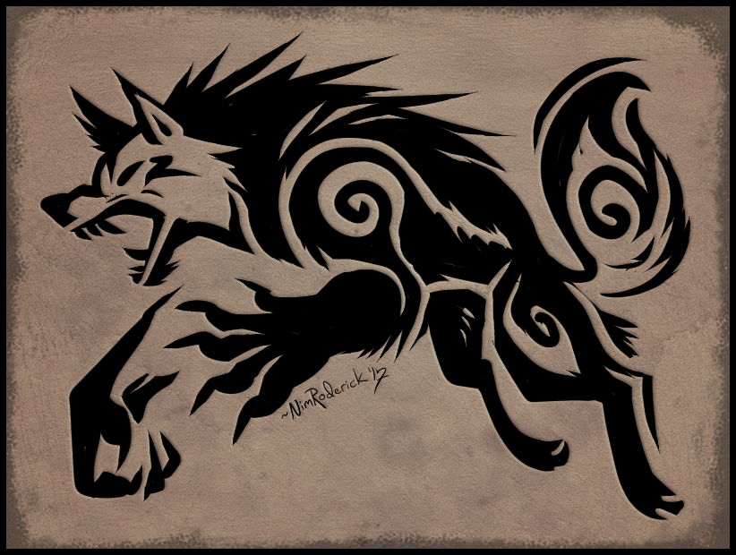 werewolf tribal tattoos