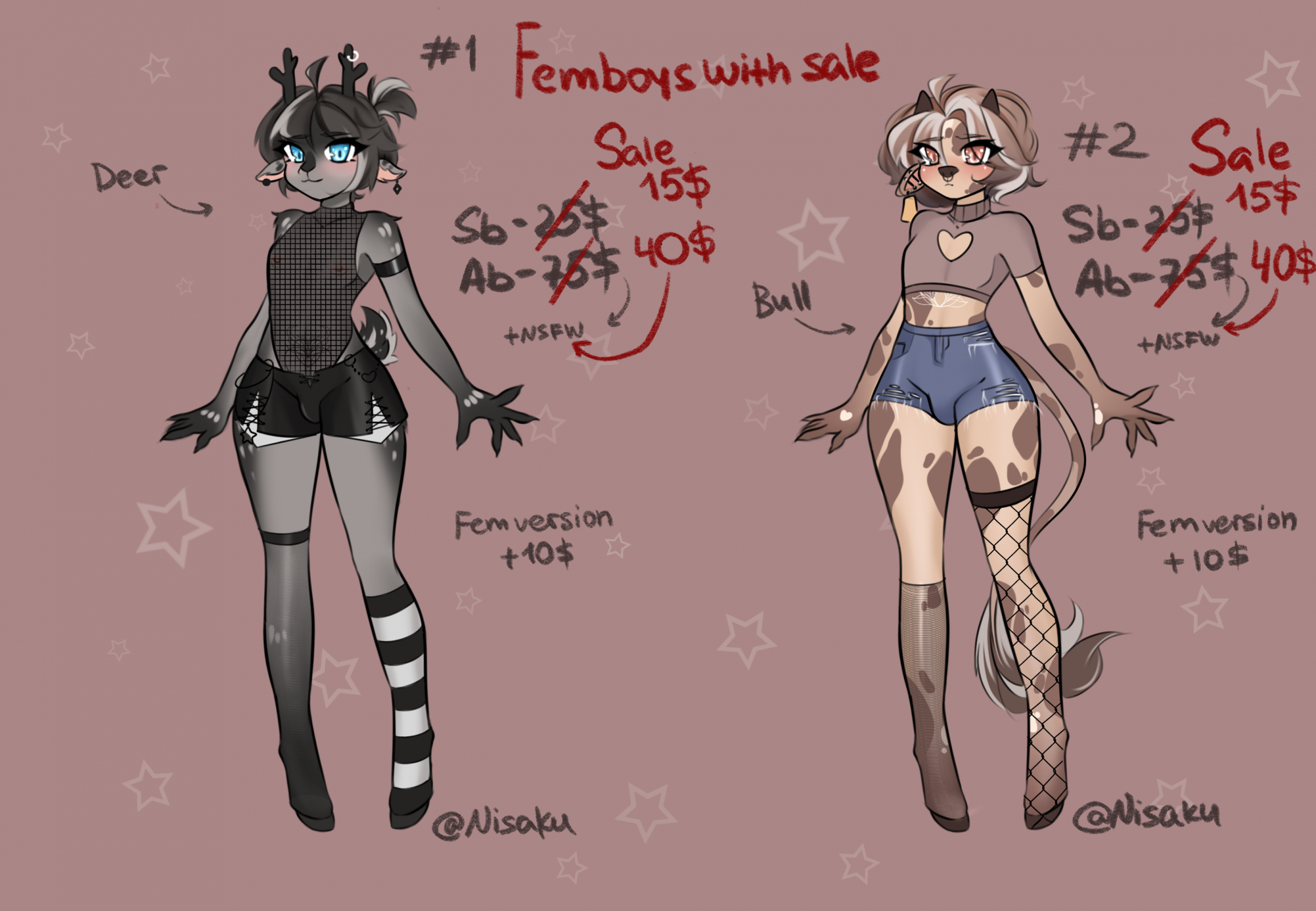 Femboy adopts [sold] by Nisaku -- Fur Affinity [dot] net