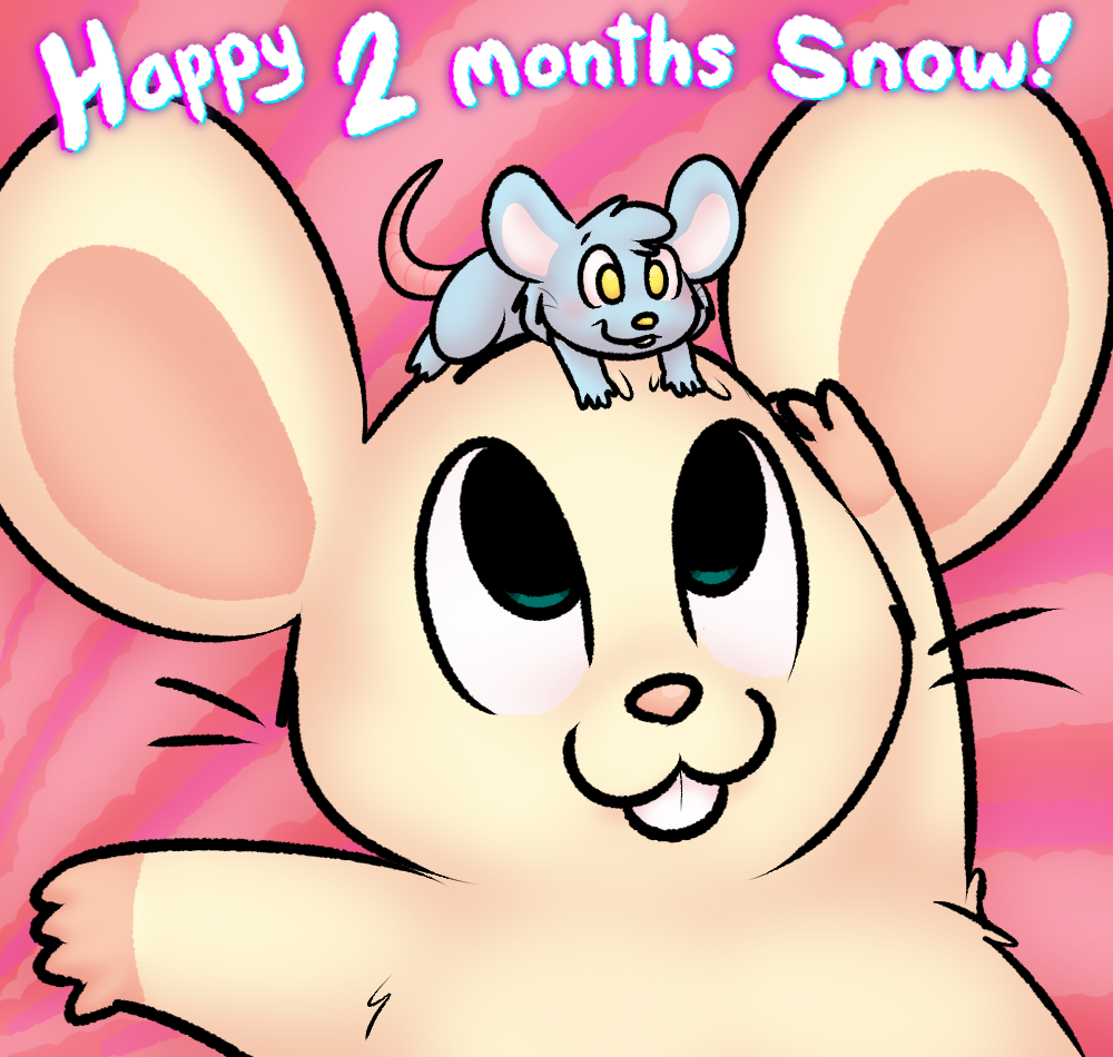 SnowMouse 2 Months by Nishi -- Fur Affinity [dot] net