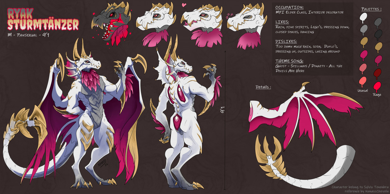 Maya reference sheet (fixed) by SomeWandomNoob -- Fur Affinity [dot] net