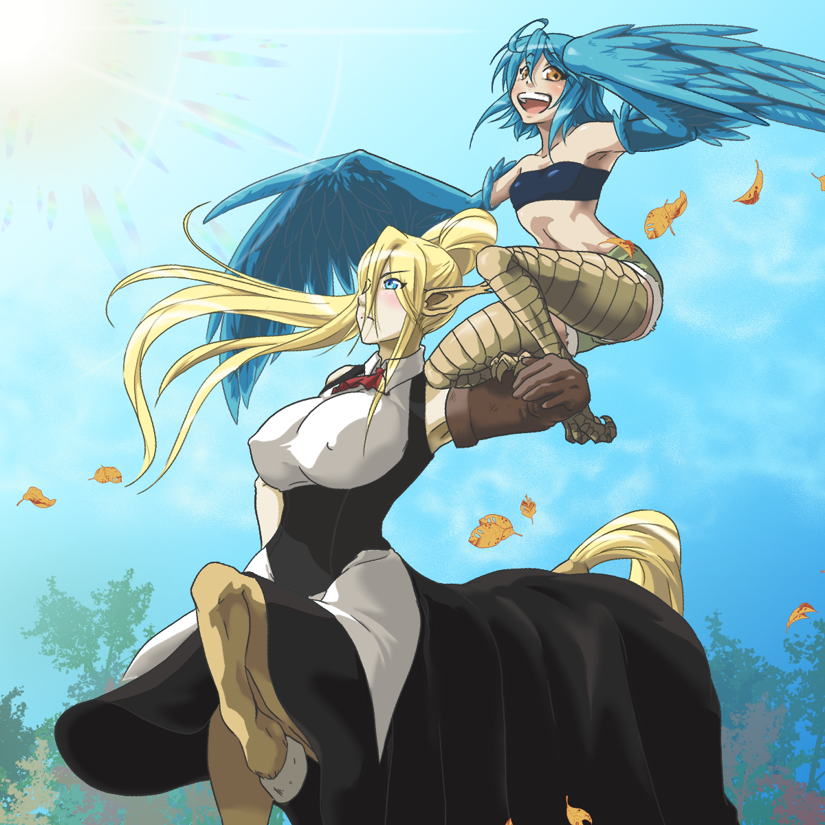 Monster Musume No Oisha San Centorea And Papi By Nm Enji Fur Affinity Dot Net