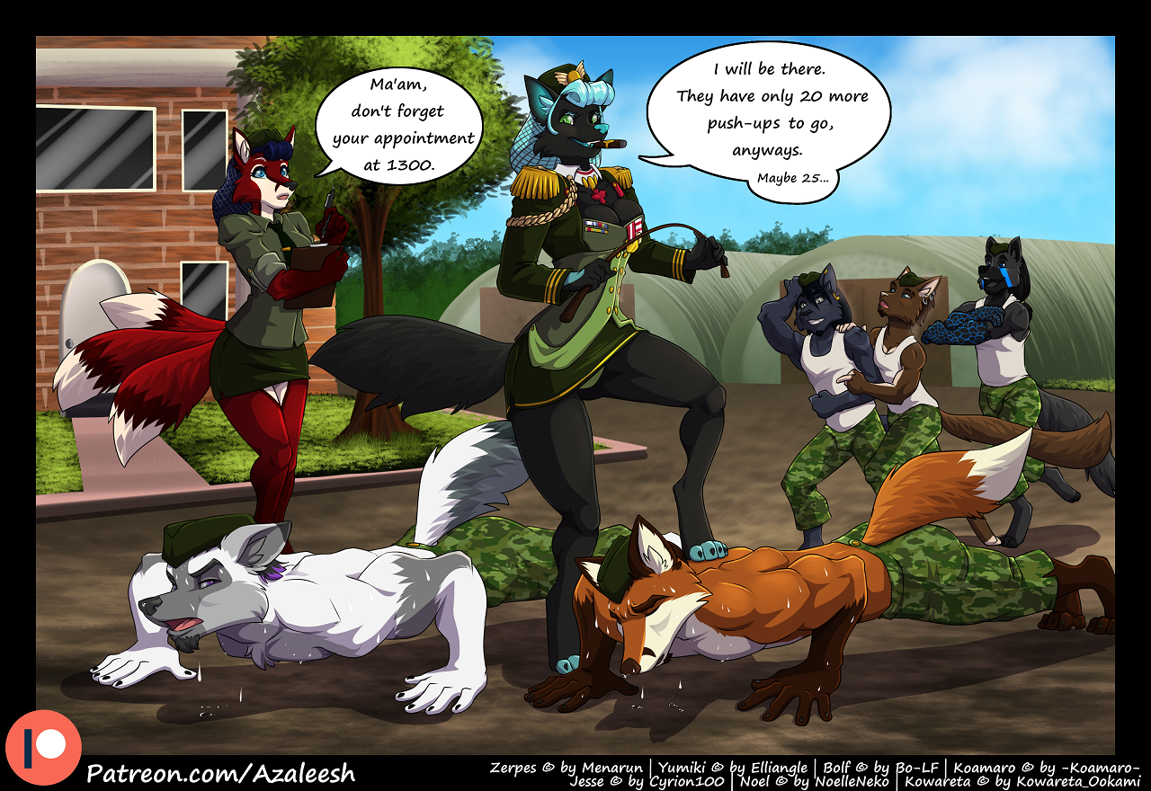 YCH] Meet the general - By Azaleesh by NoelleNeko -- Fur Affinity [dot] net