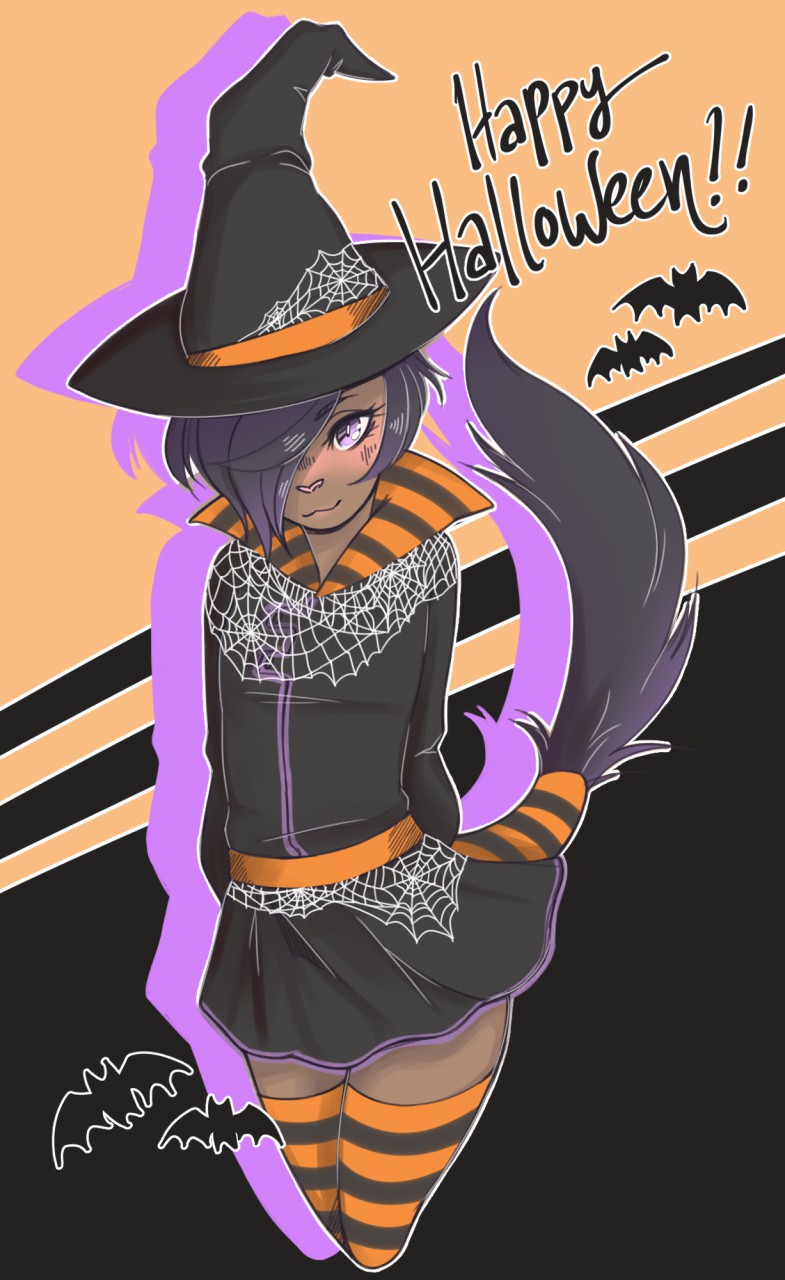 Happy Halloween by NomuYogurt -- Fur Affinity [dot] net