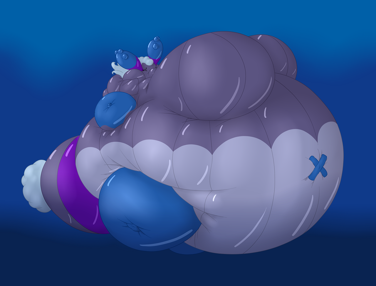 Size. balloon. belly. blimp. boobs. 