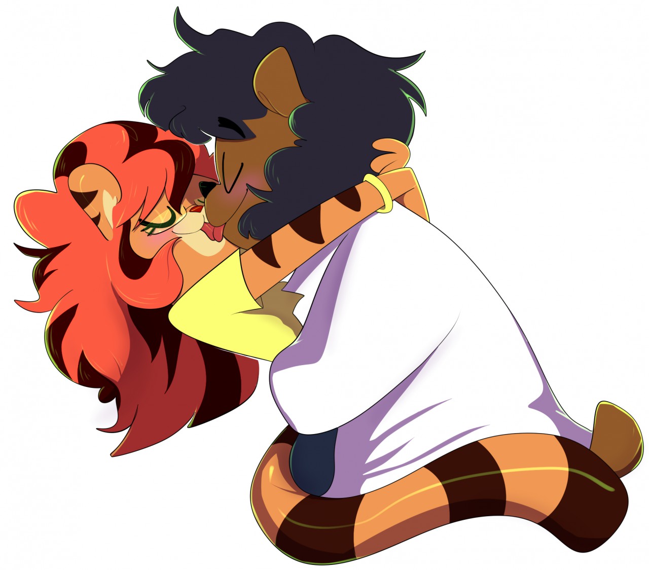Furrys kissing
