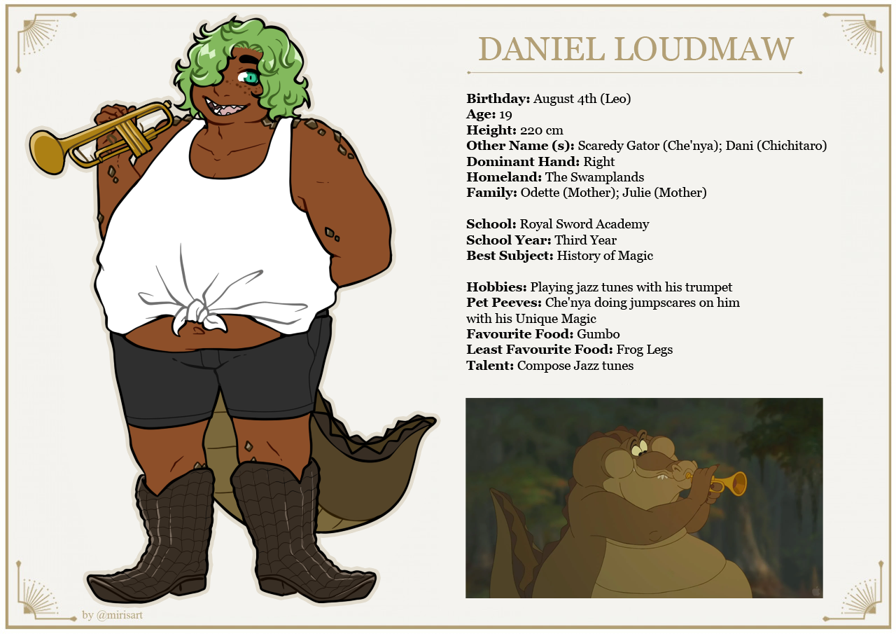 Daniel Loudmaw (Reference Sheet) by norman6321ify -- Fur Affinity [dot] net