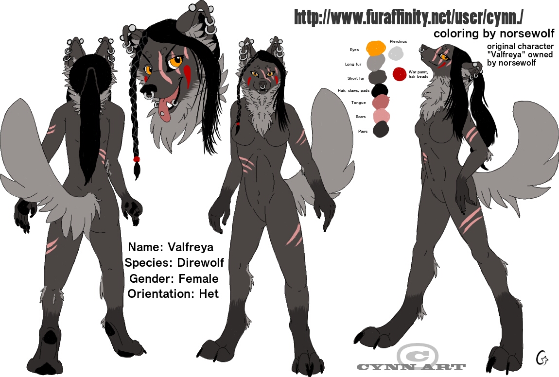 Valfreya ref sheet, no clothing by norsewolf -- Fur Affinity [dot] net