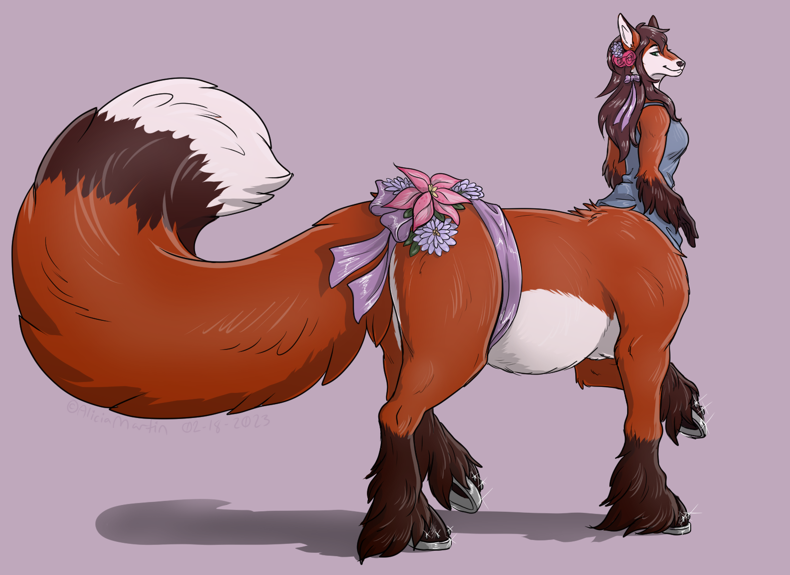 Vulquine in Bloom by Northern-Crosshair -- Fur Affinity dot
