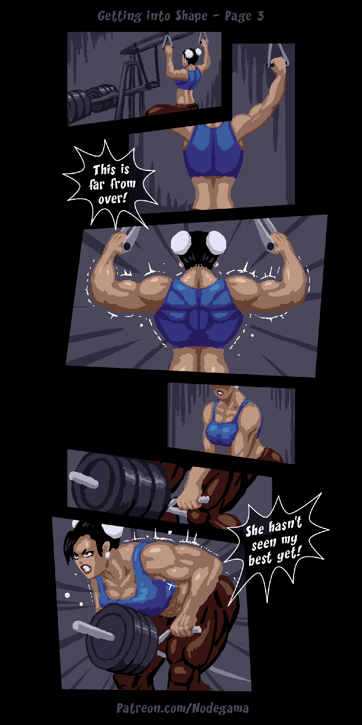 Chun-Li: Getting into Shape 3 by Not-Degama -- Fur Affinity [dot] net