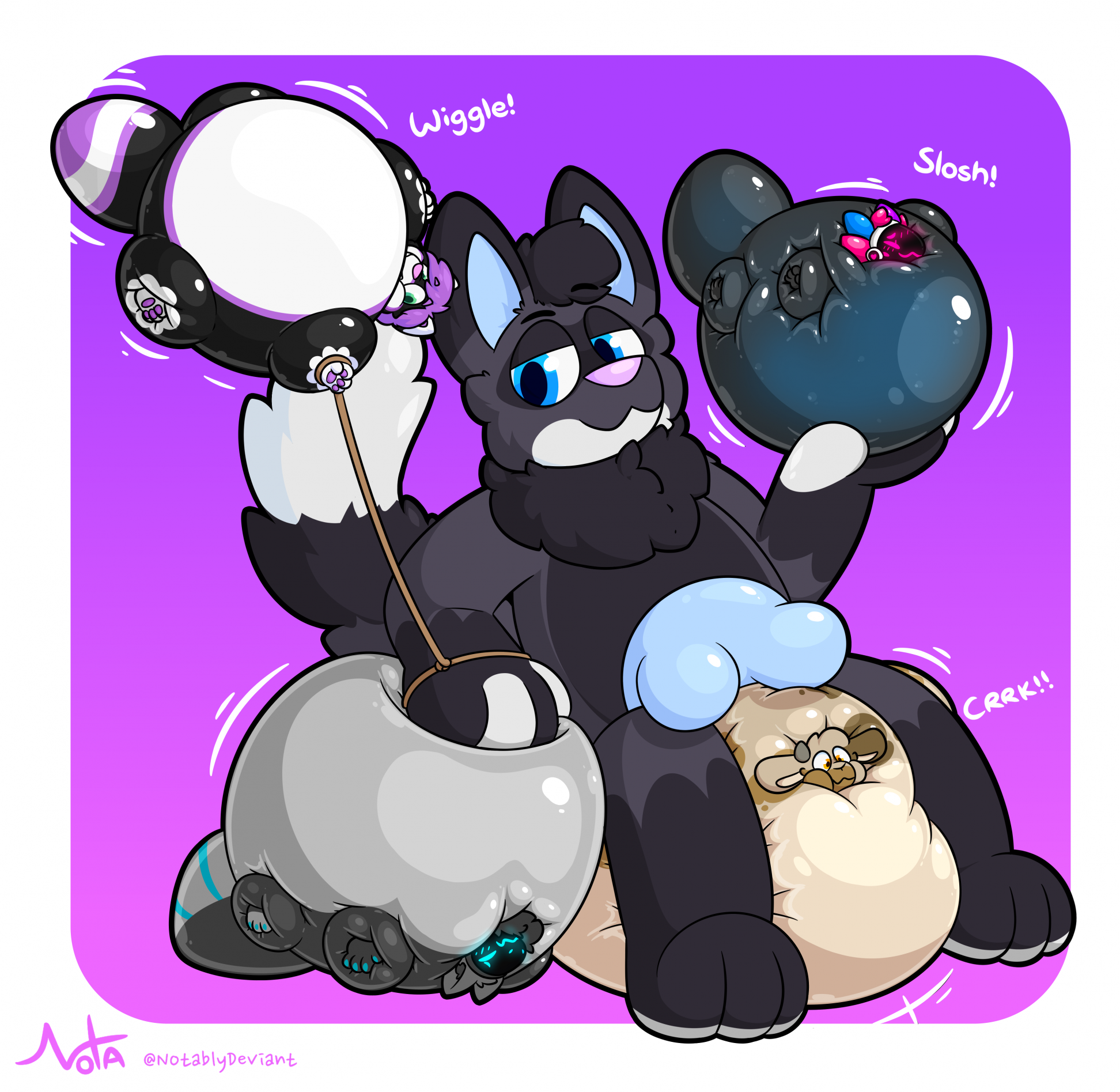 A Cowroo and his Playthings by NotablyDeviant -- Fur Affinity [dot] net