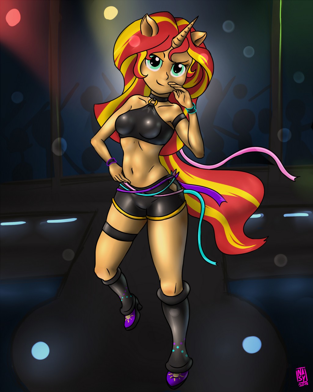 Sunset Pinup by NotAShiny -- Fur Affinity [dot] net