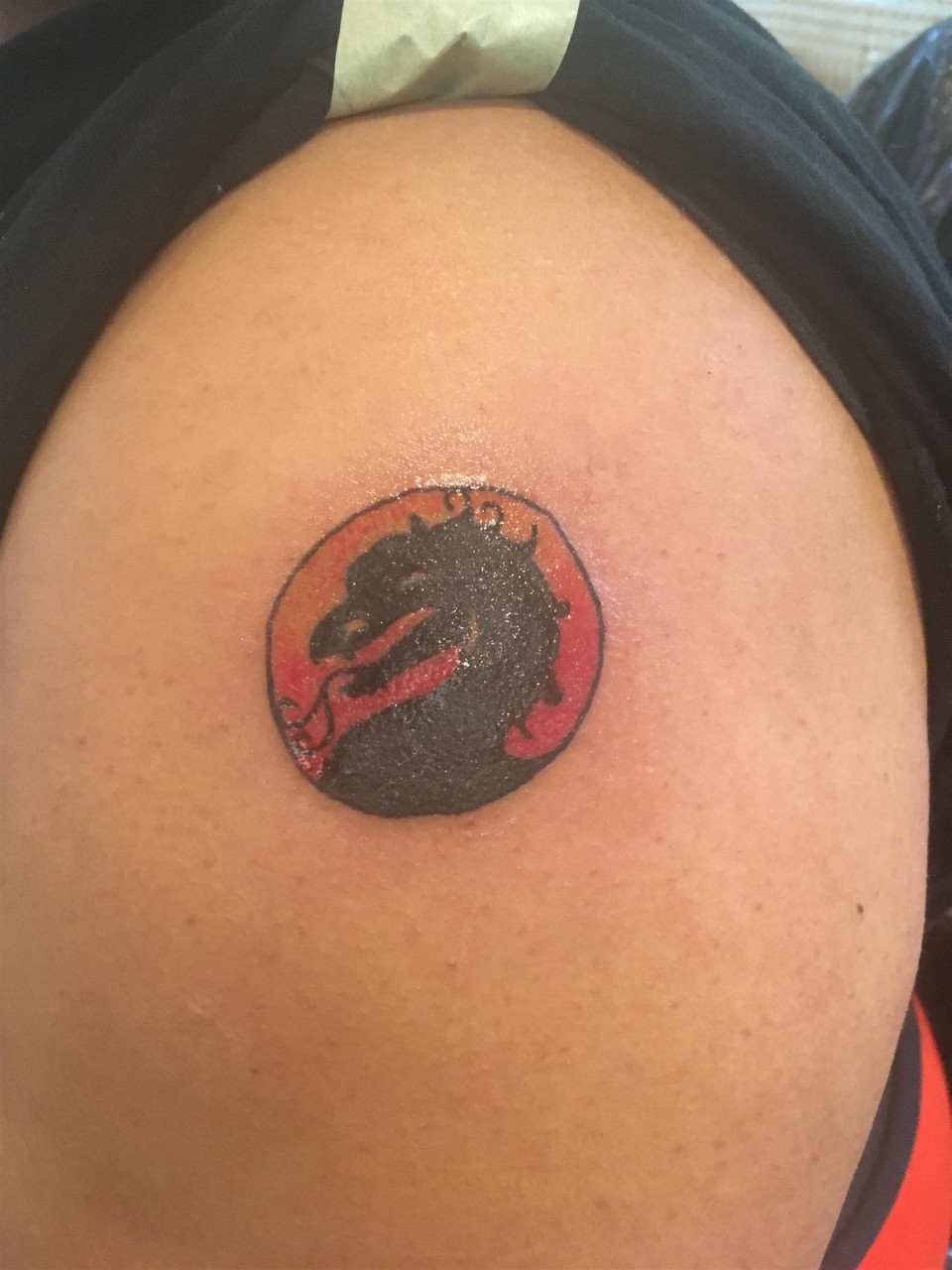 Queen of Steel Piercing and Tattoos  Mortal Kombat Tattoo for Chad   Tattooed by meoniawitch    MortalKombat MortalKombatTattoo  ScorpionMortalKombat ChestTattoo BlackAndGreyTattoo TattooOfTheDay  QueenOfSteel MeoniaWitch ILoveWhatIDo 