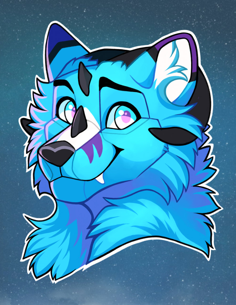 Nova Headshot by NovaWulf9 -- Fur Affinity [dot] net