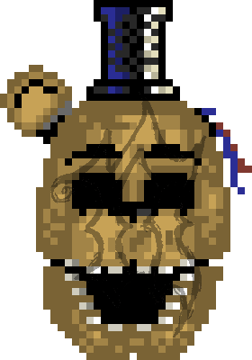 Withered freddy pixel art