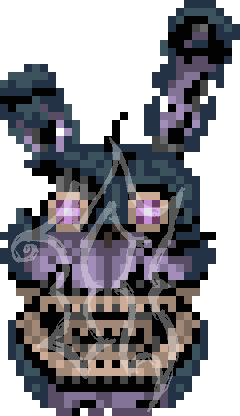 Nightmare fnaf 4 my version pixel art